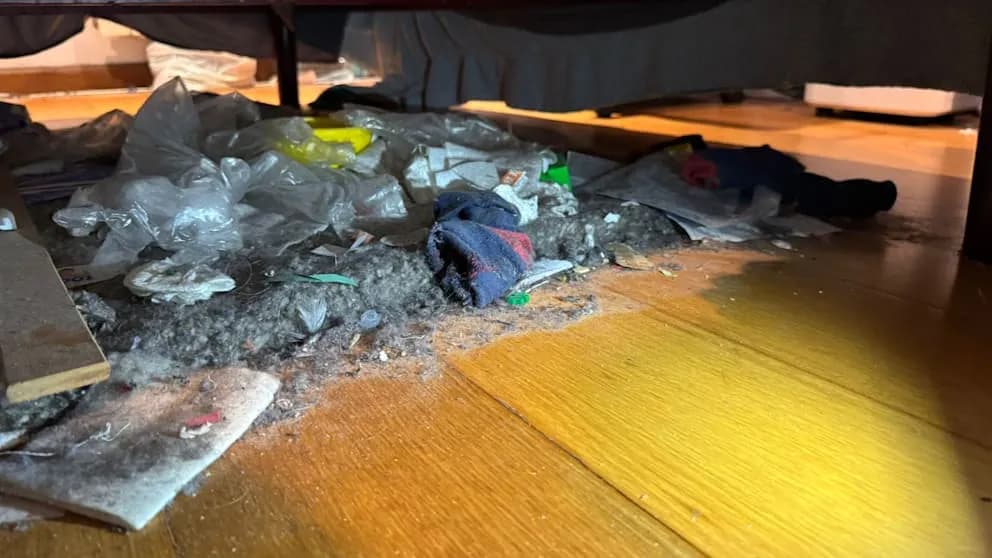Die Familie S. hauste in einem schmutzigen Haus in Spanien. Die drei Kinder konnten es offenbar über Jahre nicht verlassen.