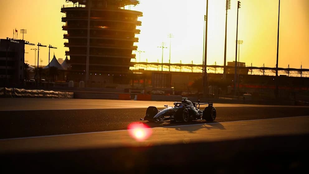 Kimi Antonelli bei Testfahrten auf dem Bahrain International Circuit im Februar