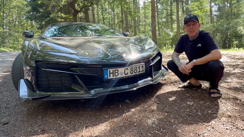 MontanaBlack (38, bürgerlich Marcel Eris) ergänzt seine Fahrzeugflotte um einen Chevrolet Corvette Z06.