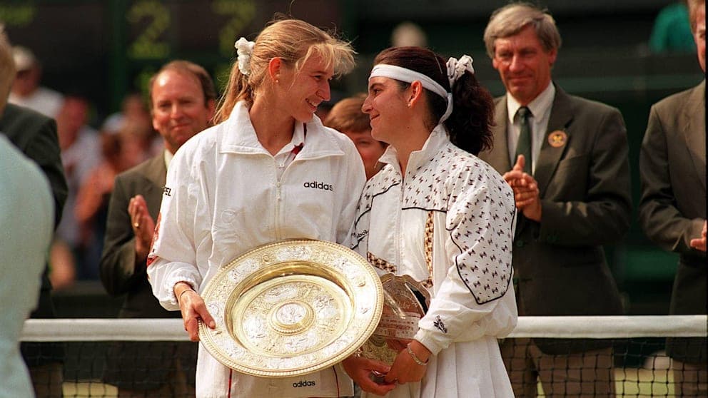 29 Duelle in ihrer Profikarriere, doch 1995 unterlag Arantxa Sánchez Vicario im Wimbledon-Finale gegen Steffi Graf.