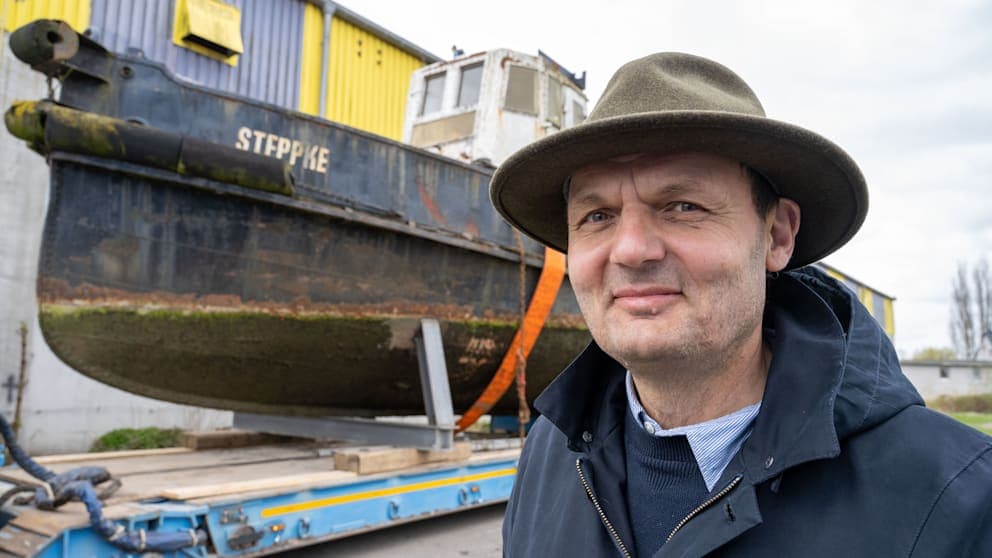 Wolgasts Bürgermeister Martin Schröter (62, parteilos) führt die Stadt.