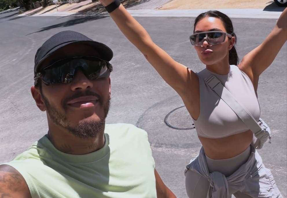 Statt Rennhelm nun Sonnenbrille: Lewis Hamilton (41) verbringt die Formel-1-Sommerpause mit Sport und Kim Kardashian (45).