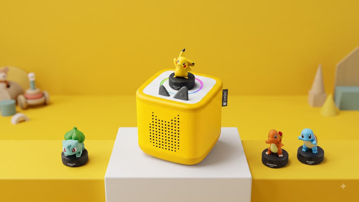 Vier Pokémon-Figuren starten bei Tonies: Der Einstieg ins Kinderzimmer ist geschafft.