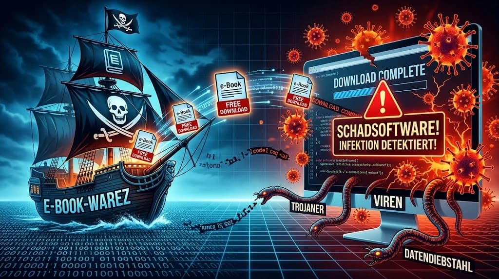 Warenkunde für E-Books: Auch Schadsoftware im Angebot.